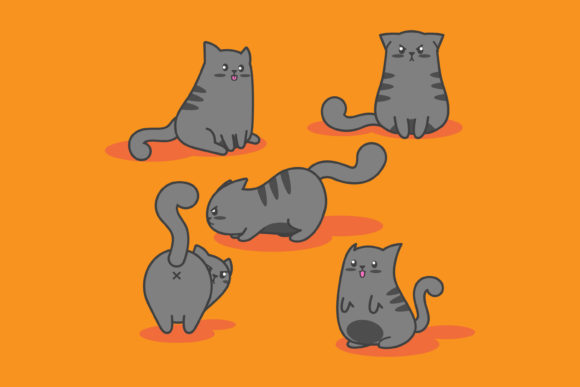 Black Chonky Cat Cartoon Collection Review