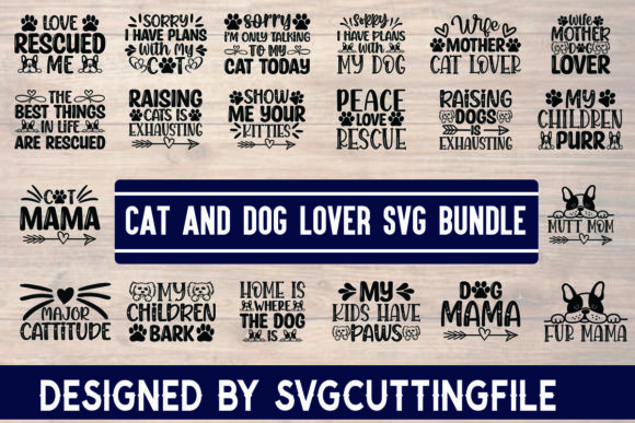 Cat and Dog Lover SVG Bundle Review