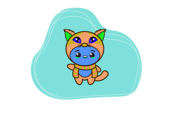Cat Beautifull Costume Shape Bckground Review