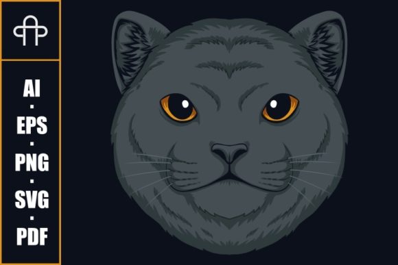 Cat British Shorthair Head Embroidery Review