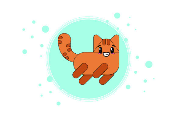 Cat Cute Animal Circle Bubble Embroidery Design Review
