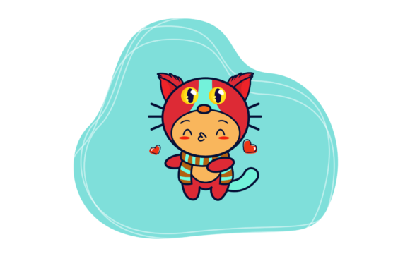 Cat Cute Costume Shape Background Review