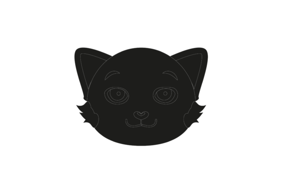Cat Cute Face White Lines Embroidery Design Review