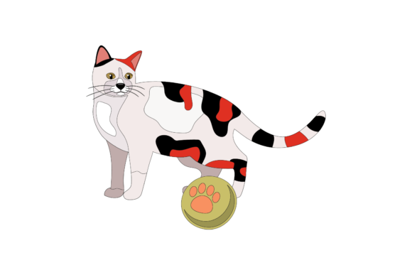 Cat Cute Filled Lines Embroidery Design Review