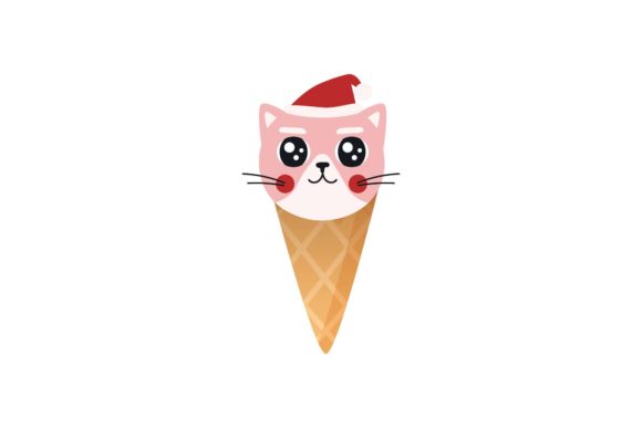 Cat Ice Cream Mascot Review for Embroidery Projects