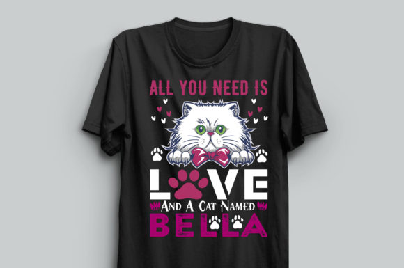 Cat Lover T-shirt Design 11 Review