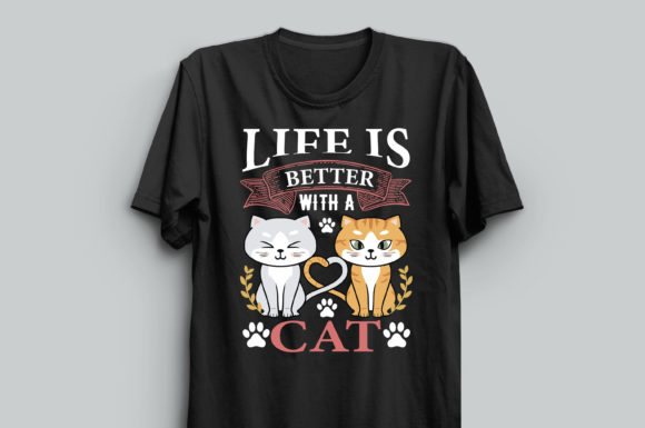 Cat Lover T-shirt Design 22 Review