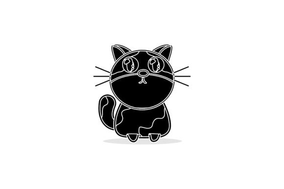 Cat One Character Animal Black Icon Review