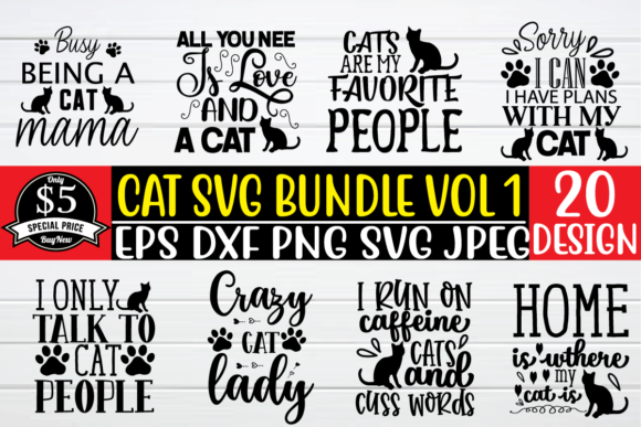 Cat SVG Bundle Vol.1 Review for Embroidery Projects