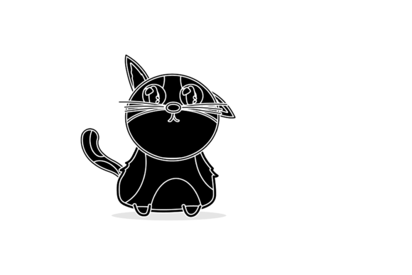 Cute Cat Animal Graphic Design Arts Review