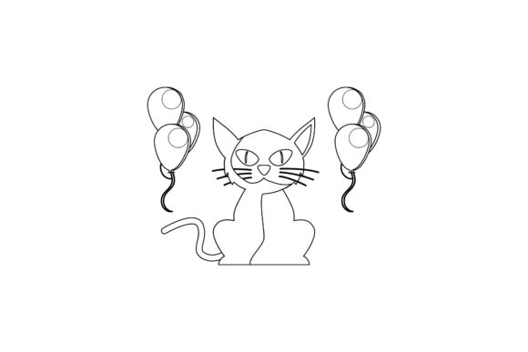 Halloween Horror Cat Outline Review