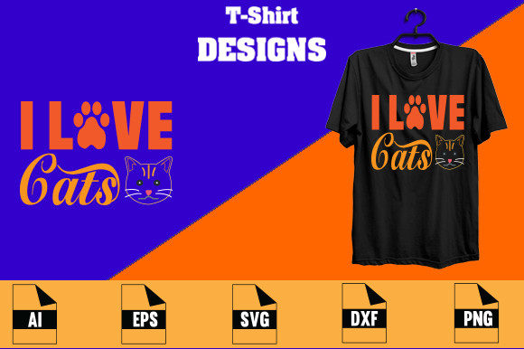 I Love Cat T-shirt Design Review