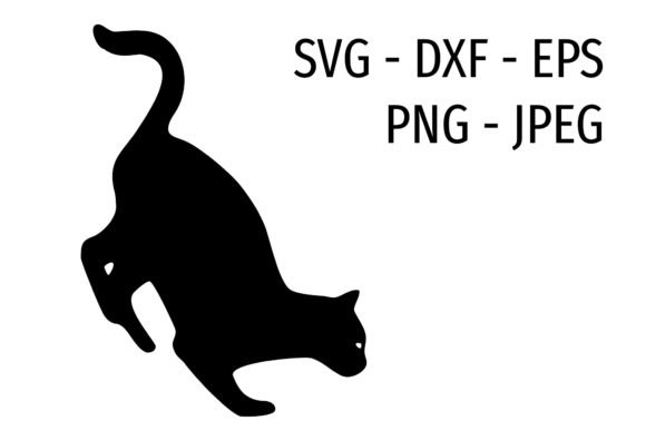 Jumping Cat Silhouette Review for Embroidery Projects
